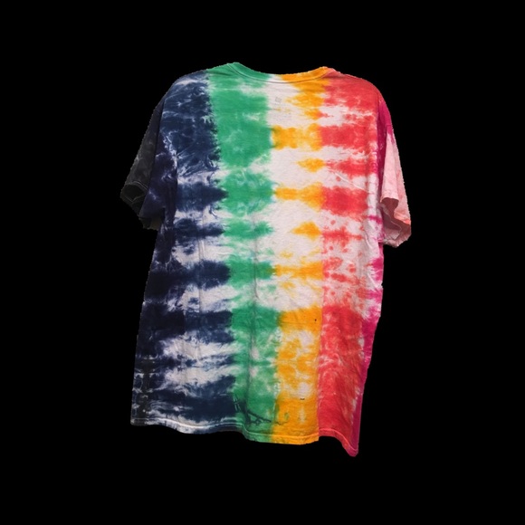 Rainbow Fold Tie Dye Tee - Picture 2 of 2